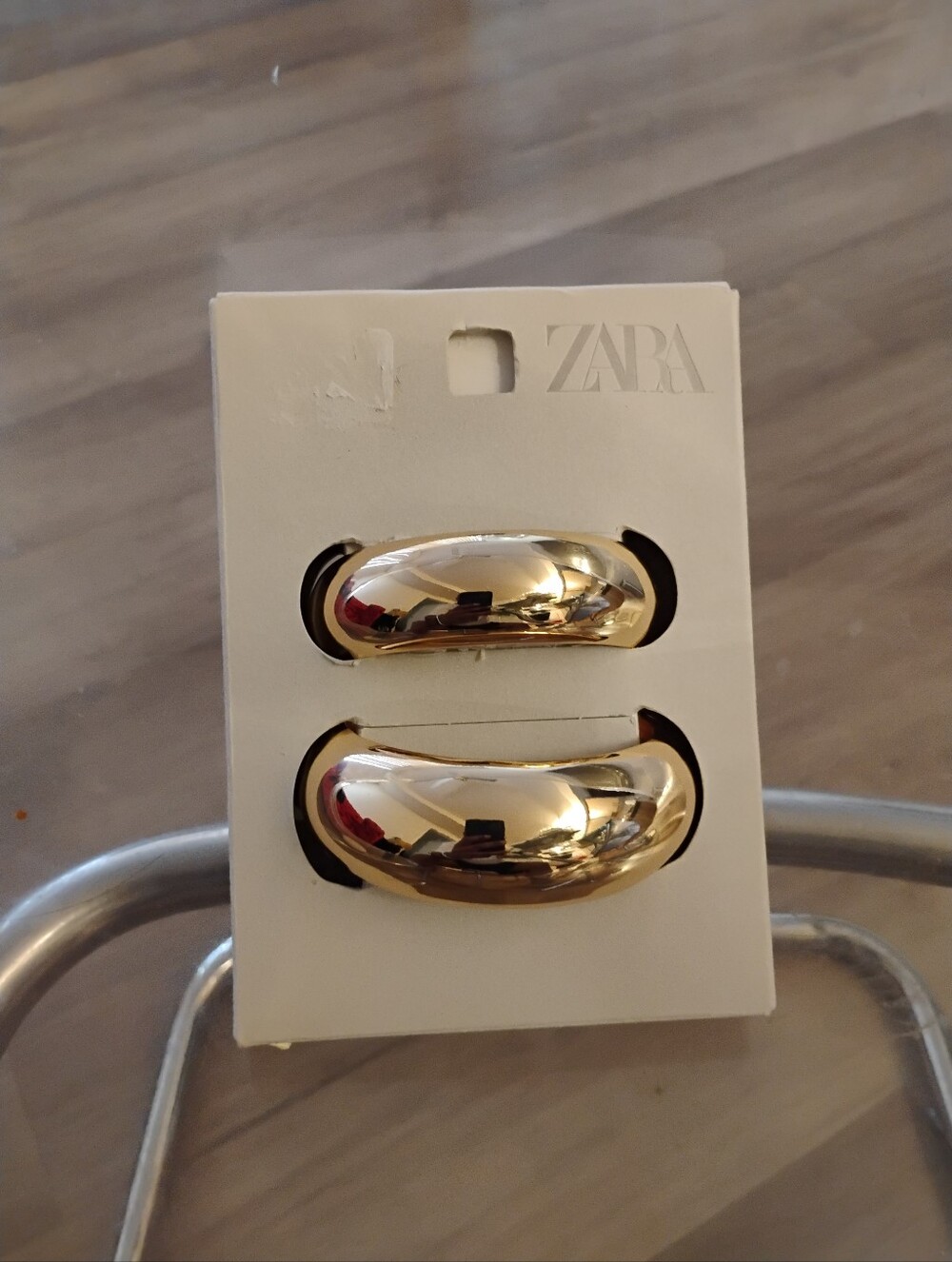 Zara Gold Dome Stackable Statement Bangle Bracelet